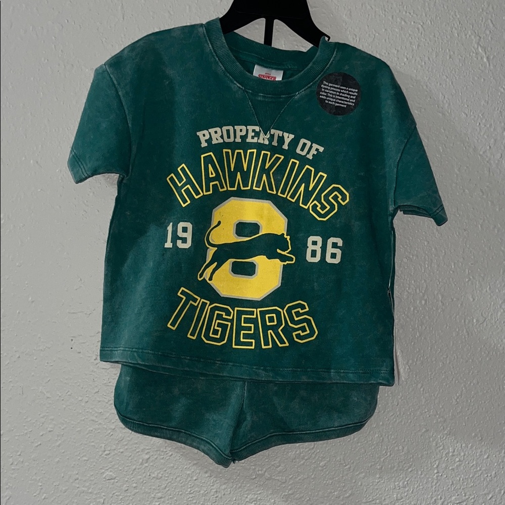 Hawkins Tigers Kids Matching Set - Green